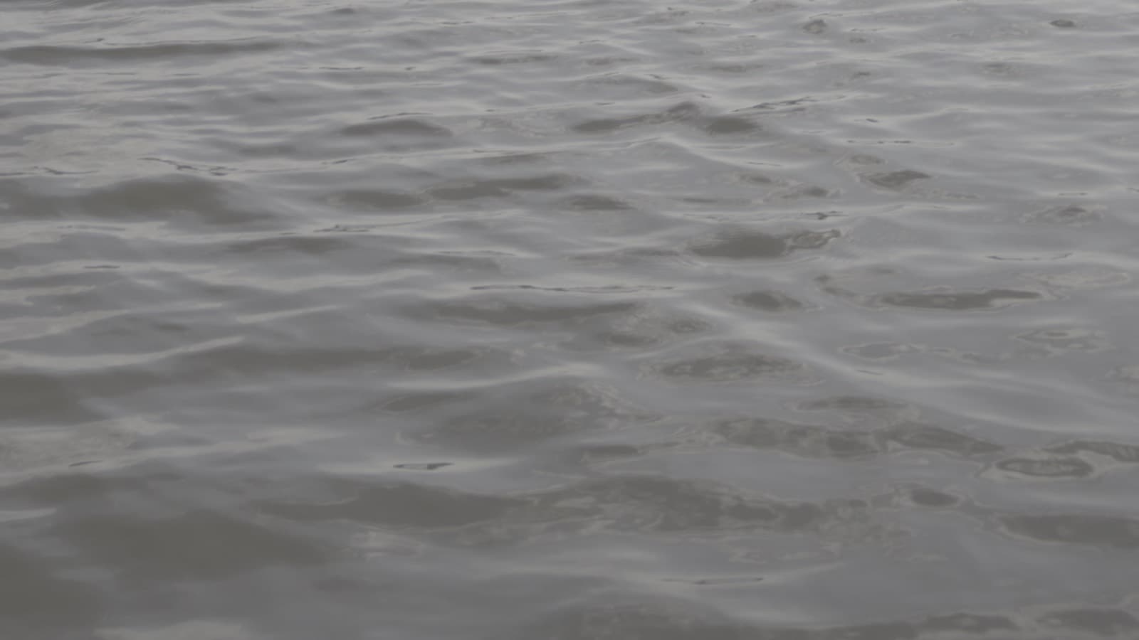 Sunset light on open water